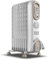 De'Longhi Serie Vento V550918T.WB Radiatore ad Olio Elettrico, Stufetta elettrica a basso consumo, 9 Elementi, Timer, Manopole Intuitive, per Ambienti Fino a 54m³, 3 Livelli di Potenza, 1800W, Bianco