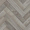 Brown Wood Effect Herringbone Pattern Anti-Slip Vinyl Flooring For LivingRoom, Kitchen, 2.4mm Thick Cushion Backed Vinyl Sheet, Waterproof Lino Flooring-2m(6'6) X 2m(6'6)-4m²