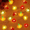 Herbst Lichterkette, 3 Meter 30 LED Ahornblätter und Kürbis, Mit Timer für Erntedankfest, Halloween Party - Herbst Deko