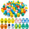Piucrty Mitgebsel Kindergeburtstag Mini Stehaufmännchen 70Pcs Gastgeschenke Kleinigkeiten Pinata Füllung Kinder Tombola Preise Kleine Spielzeuge Give Aways Wundertüte Mini Geschenke Goodie Bag