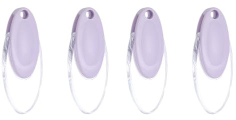 sourcing map 4Pcs Blind Cord Weight, 91mm Curtain Blinds Handles Plastic Pull String Pendants for Window Shutter Vertical Roller Blinds Accessories, Purple