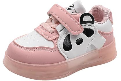 Scarpe LED con Luci per Bambina con Strappi E Luci Comodi Scarpe da Corsa Sportive Lampeggianti Passeggio Scarpe con Luci LED Luminose Illuminate Sneakers Bambina Leggere Tennis Scarpe per Bambini
