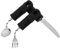GRADENEVE 3pièces Couverts Anti-tremblement Adaptés Pour Personnes Âgées Ustensiles Acier Avec Cuillère Fourchette Et Couteau Pliables Pour Au Repas Adultes Handicapés