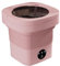 diwedaso Machine compacte pour la Maison et Les Voyages, Fonction Tactile Facile, Lave-Linge Pliable pour sous-vêtements, Conduite Autonome, Rose
