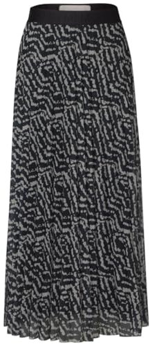 Gemusterter Plissée-Rock