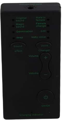 SHINEOFI Microfono Portatile Per Trasformazione Vocale Mini Dispositivo Effetto Sonoro Per Live Streaming Registrazione Audio Fedeltà