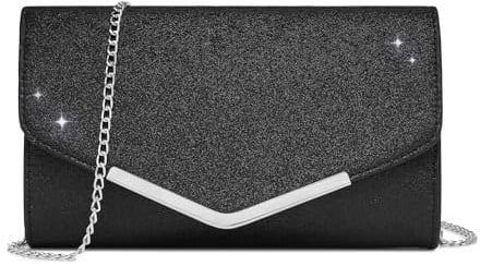 Miss Lulu Taschen und Clutches, Damen, Handkette, Geldbörse, Party, Hochzeit, Mini-Umhängetasche, praktische Geldbörse