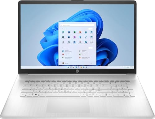 HP Laptop 17-cn3002sl, PC Portatile 17, Display 17.3 FHD Antiriflesso, Notebook, Intel Core i7 1355U, 16GB RAM, 512GB SSD, Intel Iris Xe, Windows 11, Computer Portatile, Argento, QWERTY