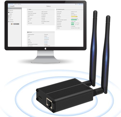 MIUCDA Zigbee3.0 Dongle, unterstützt Ethernet, Wi-Fi und USB Verbinden Home Assistant, Zigbee Gateway-Koordinator mit ESP32 + CC2652P, Zigbee-Stick für Zigbee2MQTT / ZHA