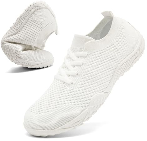 Barefoot Shoes Womens Slip on Trainers Gym Hiking Trainers Black | Walking Trainers|Gym Trainers|Minimalist Barefoot Shoes|Breathable|Workout|Zero Drop Sneakers|Trail Ladies Shoes|Running