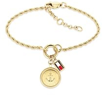 Tommy Hilfiger Jewelry Armband mit Anhänger für Damen Kollektion aus Edelstahl - Erhältlich aus Gold oder Silber