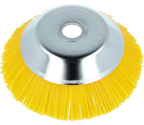 vhbw Nylon-Unkrautbürste kompatibel mit Stihl Gartengerät | Freischneider - Ø 20 cm