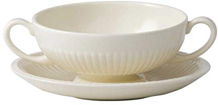 Wedgwood Edme Rund Keramik weiß