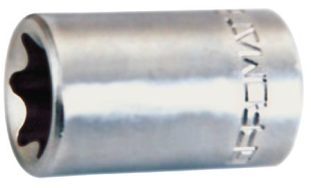 Steckschlüsseleinsatz E18 1 / 2 Zoll Außen-TORX für Vierkantantrieb