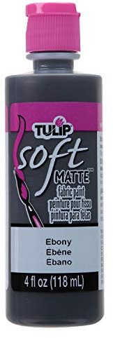 I Love à créer Tulip Doux Tissu Peinture 4oz-Matte – Ébène, Autres, Multicolore