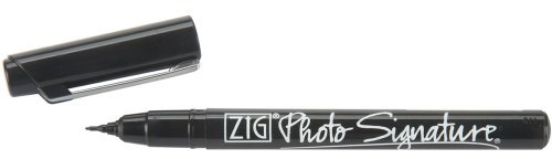 Zig Photo Signature Marker-Black