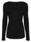 WearAll New Ladies V Neck Stretch Womens Long Sleeve Top Black 12/14