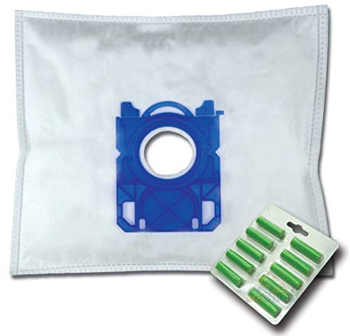 10 x Mr.Clean Staubsaugerbeutel + 10 Duftstäbe geeignet für Philips FC8241/09 PowerGo FC 8241/09