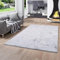 Pergamon Luxus Super Soft Fellteppich Plush Hellgrau in 7 Größen