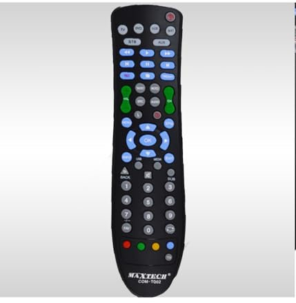 OISE ART STORE Trade Shop - Telecomando Universale Programmabile 6in1 per Tutte Le TV Dvb-t Dvd SAT Aux VCR