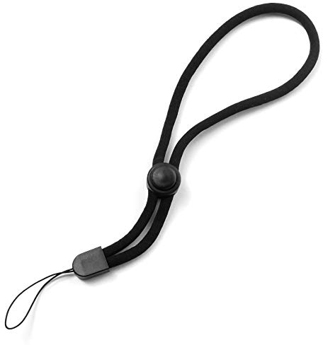trage.band® kurzes verstellbares extra stabiles Handgelenk-Trageband, schwarz