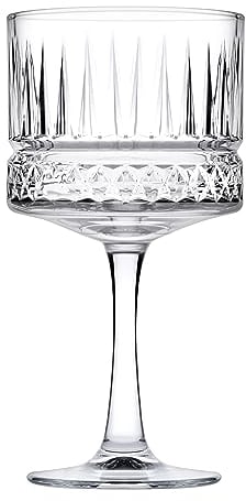 Elysia Cocktailglas mit 500cc, 4er-Set von Pasabahce - Hochwertige Kristallgläser für Cocktails und Drinks - Stilvolles Glaswaren-Set für die Bar oder Zuhause