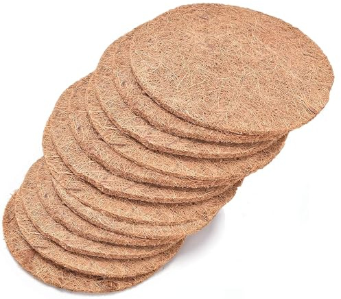 12PCS Pigeon Nest Pads Coconut Fiber Bird Nesting Material for Chicken