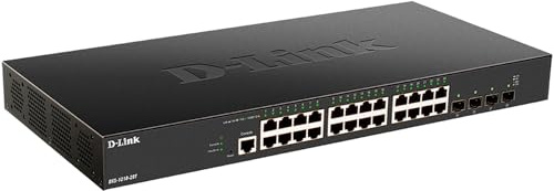 D-Link DXS-1210-28T Netzwerk-Switch Managed 10G Ethernet (100/1000/10000) 1U Schwarz