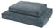 JAMAXX Premium Hundekissen Orthopädische Füllung, Waschbar Bezug aus Edlem Chinelle Stoff, Weiche Kompakte Füllung mit Visco Schaumstoff-Flocken Memory, PDB1003 (65x50 (S), Fancy-Blue