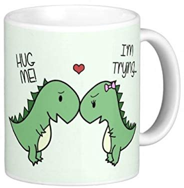 le herisson Tazza Mug Dinosauro Innamorati Simpatica Idee Divertente Personalizzata