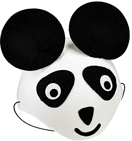 W WIDMANN MILANO Party Fashion - Tier Hut für Kinder, aus Filz, Maske, Tierkostüm, Kindergeburtstag, Karneval