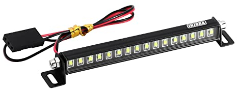INJORA Dach Lichtleiste-16LED Lampen-Kit Scheinwerfer Scheinwerfer für TRX4M Defender 1/18 RC Crawler Upgrade