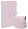 Protective Camera Case PU Leather Bag Cover for Fujifilm Instax Mini 12 Instant Camera with Removable Adjustable Strap, 108 Pockets Photo Album for Instax Mini 12 Camera.(Pink)