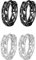 2 Paires Hoop Boucles d'Oreilles Acier Inoxydable Vintage Perforé Cartilage Bijoux,Dragon écaille Clous d'oreille Homme Femme,Boucles d'Oreilles Convient pour Hommes et Femmes Punk Hip Hop