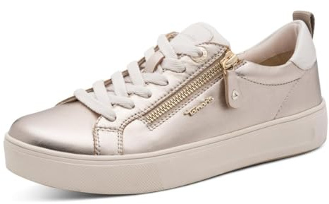 Tamaris Comfort Damen Sneaker flach mit Reißverschluss Freizeit