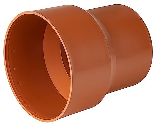 Connector Cast Iron Pipe to Plastic Pipe 110mm Drainage Sewage Downpipe Adaptor Orange