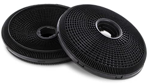 DEKAROX 2 x Aktivkohlefilter 190mmØ Best Type 190 für AEG Electrolux 902979370/1 9029793701 E3CFP19 EHFCB190 Set für Dunstabzugshaube