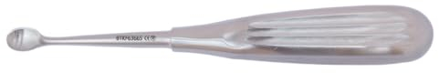 Scharfer Löffel Volkmann – 10 mm, 170 mm – Chirurgisches Küretteninstrument aus Edelstahl AISI 410 – CE Zertifiziert – ETO Sterilisiert – für Klinik & Praxis