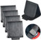 Ajusteur de Ceinture de Sécurité pour Voiture, Lot de 4 Clips en Cuir PU Premium pour Confort Automobile, Positionneur Universel pour Sangle Épaule et Cou pour Adultes (Noir)