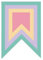 Craftelier - Wesentliche Mini-Stanzformen für Scrapbooking, Basteln und Kartenherstellungen | Wimpelkette Form - Größe ca. 2,9 x 2,7 cm bis 5,39 x 7,92 cm