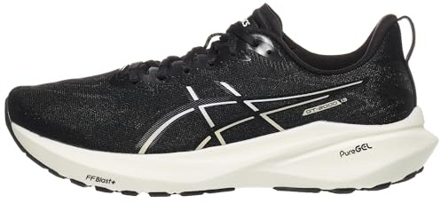 ASICS Herren GT-2000 13 Laufschuhe, Schwarz/Weiß, 10 weit