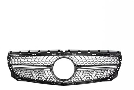 Griglia del paraurti anteriore Hood Tuning Racing Grill compatibile for Mercedes Benz Classe B W246 B180 B200 B250 B220 2012 2013 2014 Griglie ABS(Black)