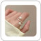Yheakne Vintage Perlen Ring Gold Perle Wrap Ring Weiße Perle Perle Fingerring Einstellbar Offener Fingerring Stapelung Perle Manschette Ring Perle Spirale Ring Schmuck Für Frauen