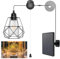Solar Shed Chandelier Pendant Lights Indoor Outdoor with Pull Cord for Gazebo Yard Patio Balcony Barn Garage