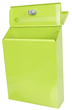 DOITOOL Wall-mounted Mailbox Iron Belt and Lock Household Suggestion Box for Garden Multi-function Mail Box for Convenient Drop