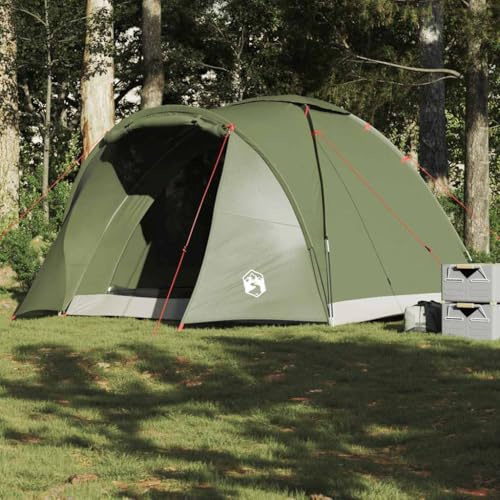Tidyard Tente de pêche 2 Personnes Vert Olive imperméable (A)