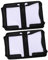 Levemolo 2pcs Portable Cd Case Storage Bag Capacity Cd Holder Pouch for Discs Organize Your Dvds Scratch Damp