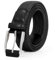JasGood Geflochtener Stretchgürtel Stoffgürtel Elastischer Gürtel für Herren und Damen Dehnbarer Flechtgürtel Golfgürtel für Herren Jeans Hosen,Schwarz,140cm