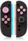 Poignées de pouce pour Nintendo Switch 2, capuchons de joystick pour Switch2, coque de joystick analogique pour manette Joycon NS2 avec autocollant pour bouton, poudre blanche fraîche
