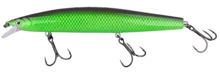 ZECK - Wobbler, Raubfischköder, Hardbait - Zander Läufer 12,5cm | 0,7m F - Moor Kiwi